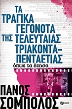 Εικόνα Τα τραγικά γεγονότα της τελευταίας τριακονταπενταετίας