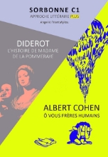 301091-Sorbonne C1 - approche literraire plus: Diderot - L'histoire de la madame de la Pommeraye: Cohen - O vous etres humain